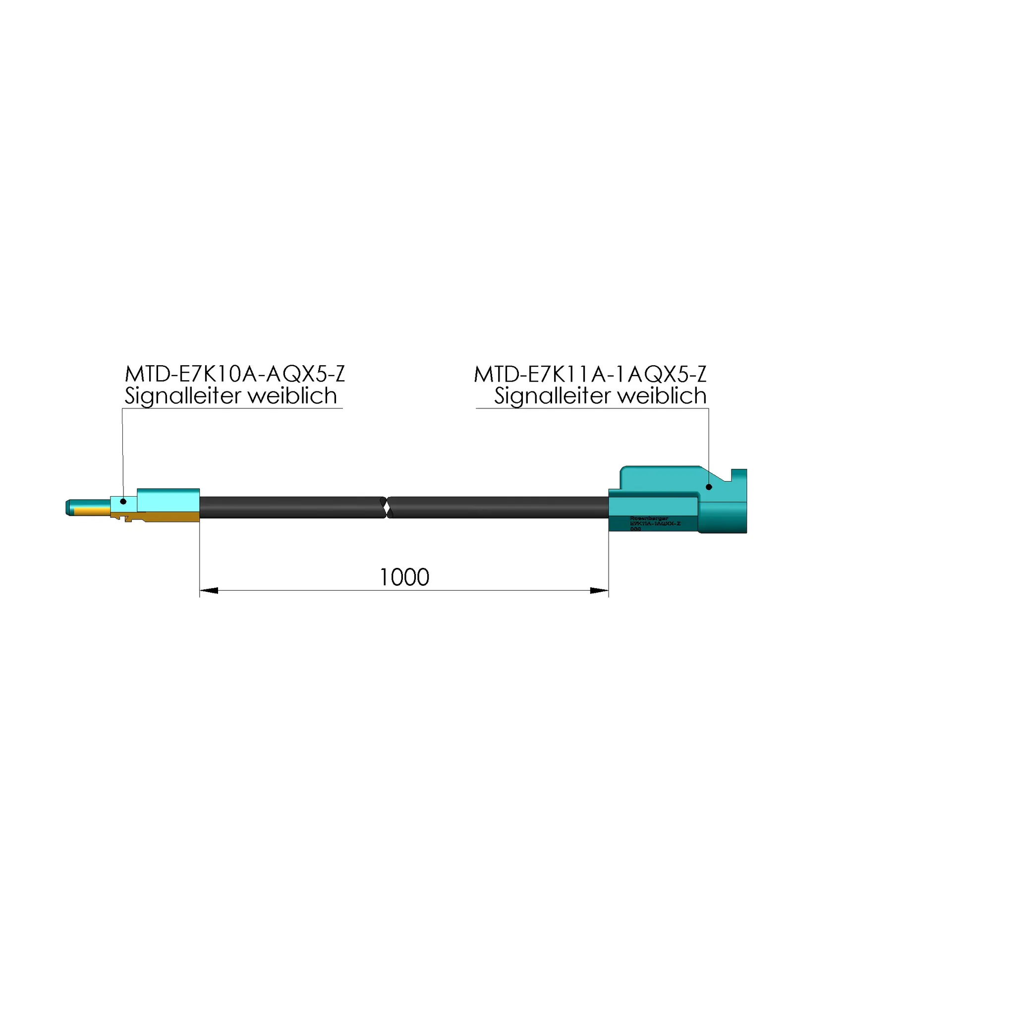 Produktfoto 1 von Ingun SE-HSD-100MTD1FG100MTD2FGZZ, Digitalkabel, konfektioniert,SKU: SE-HSD-0004