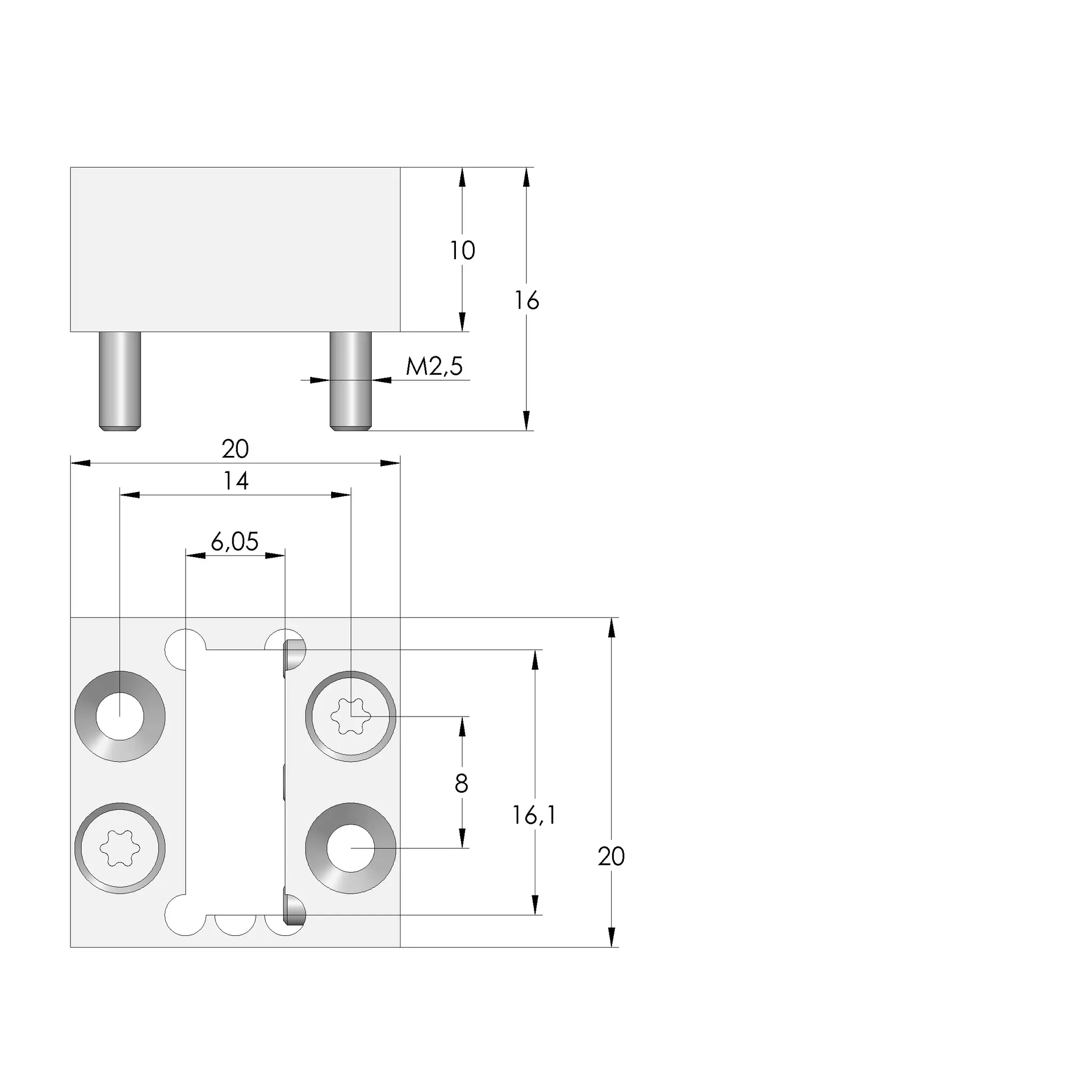 Produktfoto 1 von Ingun KS-802 HMTD-2, Kontaktsteckhülse, 2-fach, SKU: KS-802HMTD-2
