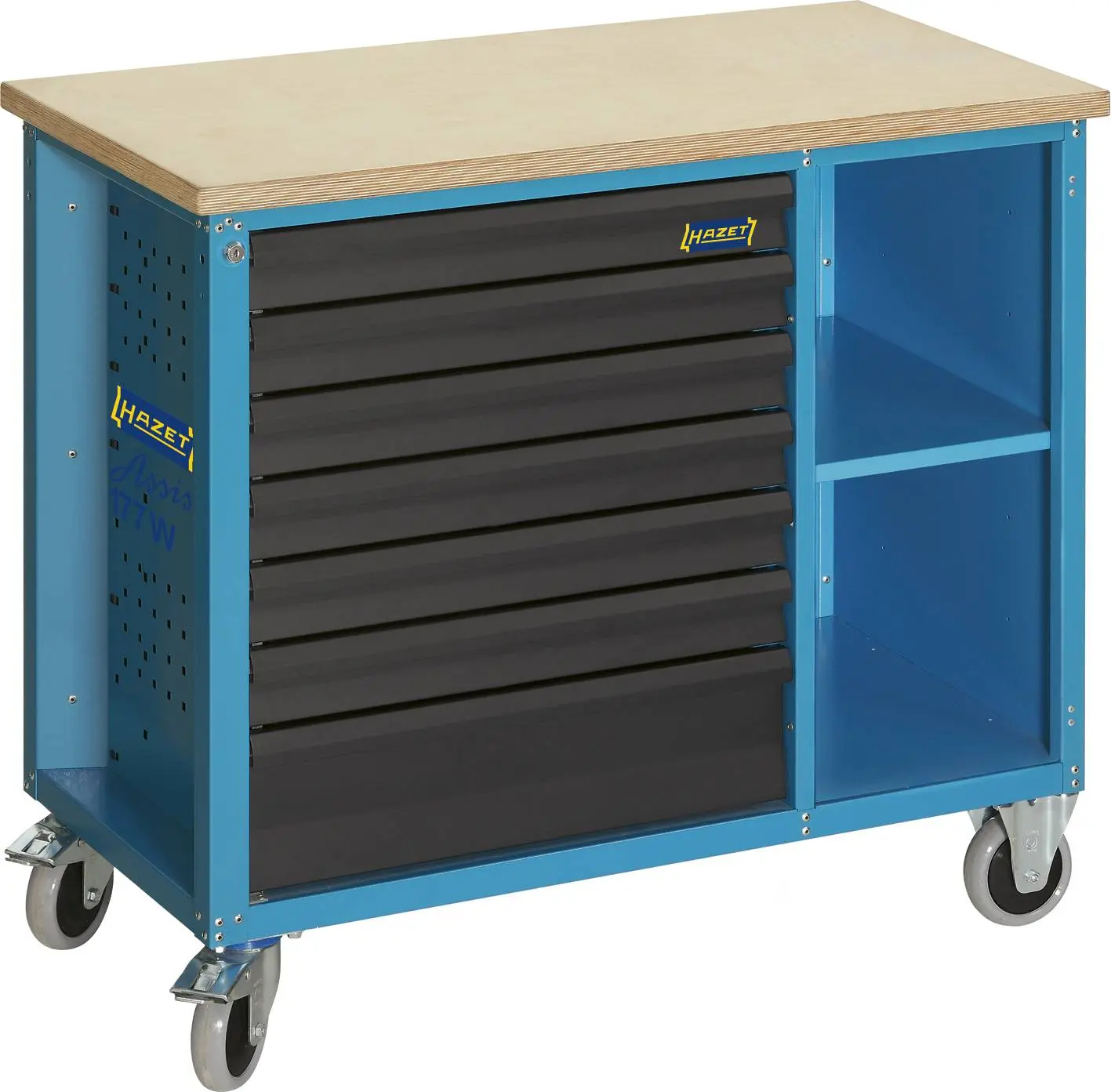 Produktfoto 1 von Hazet 177W-7, Werkbank (B x H) 1040mm x 934mm