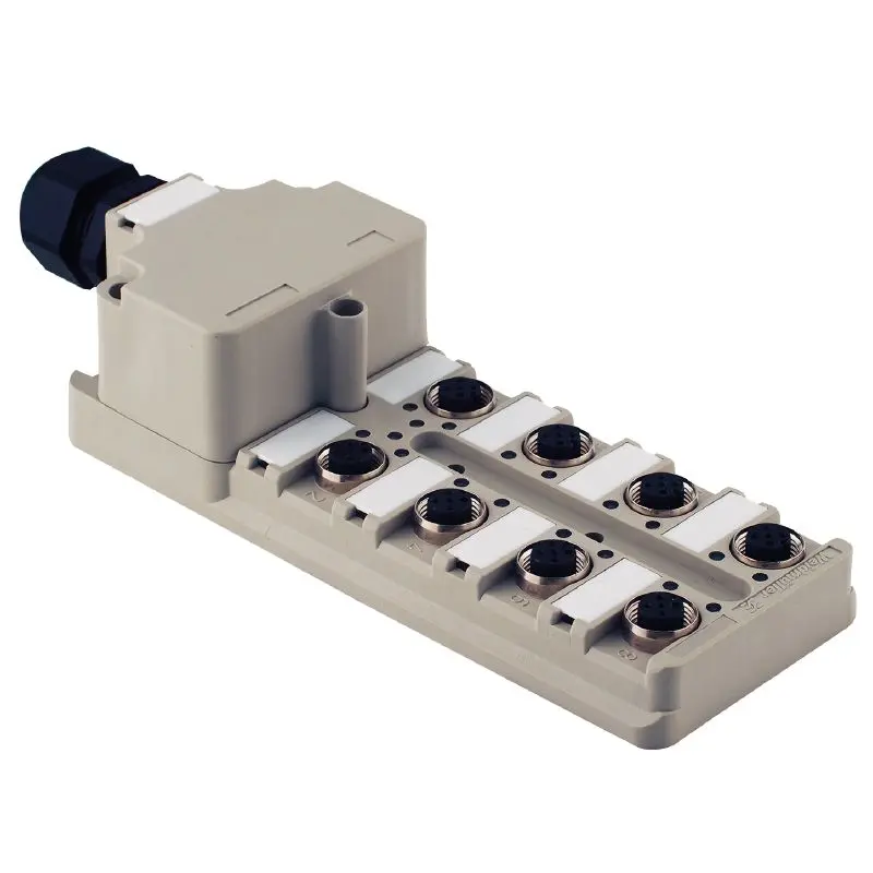 Produktfoto 1 von WEIDMÜLLER SAI-8-M 5P M12, Haubenverteiler, M12, P/n: 1701250000