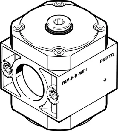 Produktfoto 1 von FESTO FRM-H-D-MAXI, Abzweigmodul, P\n: 170689