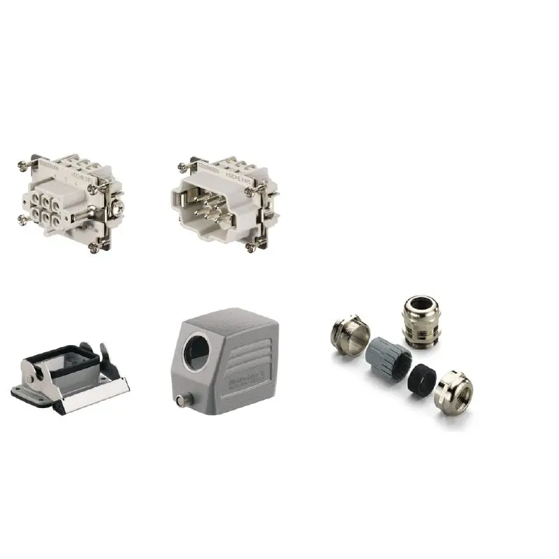 Produktfoto 1 von WEIDMÜLLER HDC-KIT-HE 06.100, Kit-Schwere Steckverbinder, P/n: 1712460000