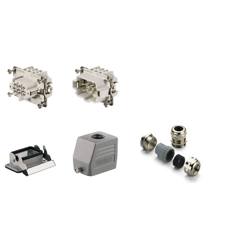 Produktfoto 1 von WEIDMÜLLER HDC-KIT-HE 06.101, Kit-Schwere Steckverbinder, P/n: 1712660000