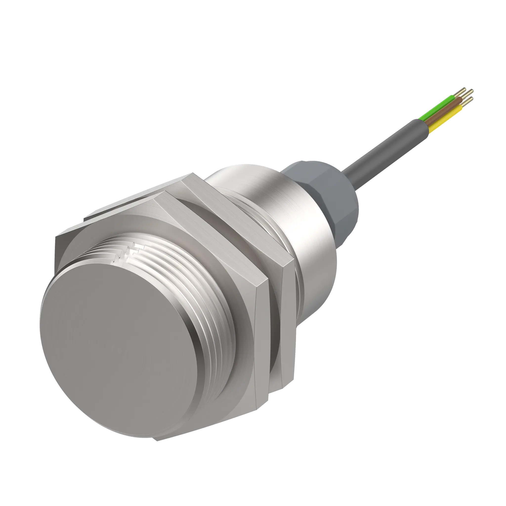 Produktfoto 1 von Elobau 171271V05-10, Sicherheitssensor, magnetisch betätigt, Schließer/Öffner, 10m PUR-Kabel