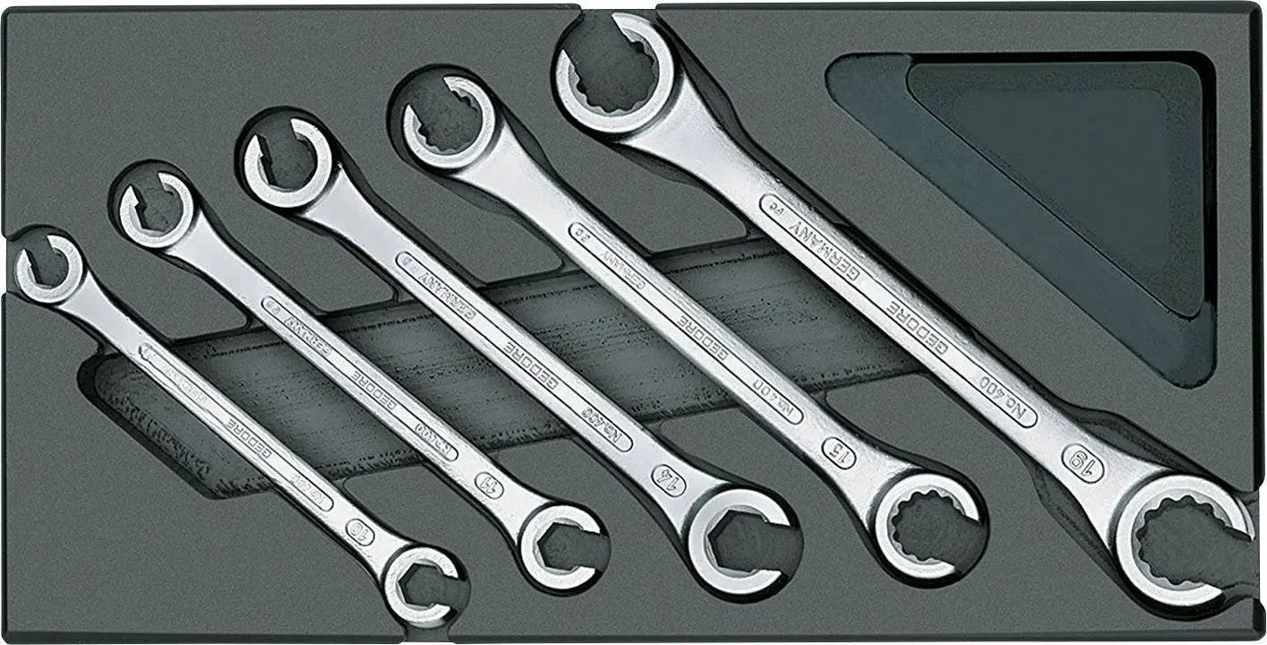 Produktfoto 1 von Gedore 1731157 1500 ES-400 Doppel-Ringschluessel-Satz 5-teilig
