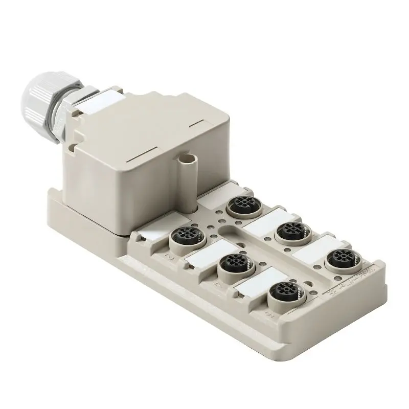 Produktfoto 1 von WEIDMÜLLER SAI-6-M 5P M12 ECO, M12-Verteilerbox, P/n: 1892090000