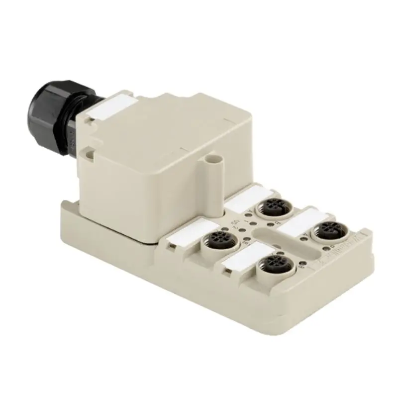 Produktfoto 1 von WEIDMÜLLER SAI-4-M 5P M12 ECO, M12-Verteilerbox, P/n: 1892100000