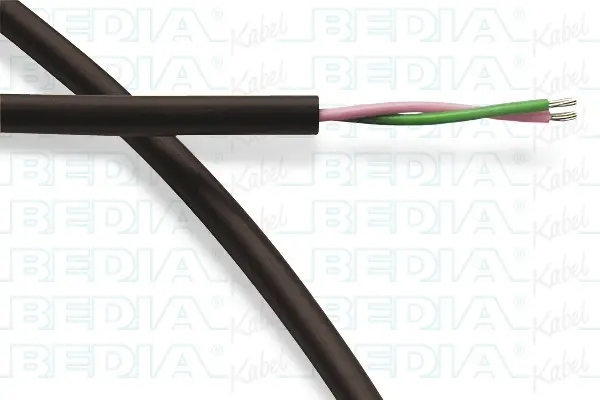Produktfoto 1 von BEDIA 181311006, FlexRay-Datenkabel FLR09YS-YW 2 x 0.35 mm² pk / gn (bk)