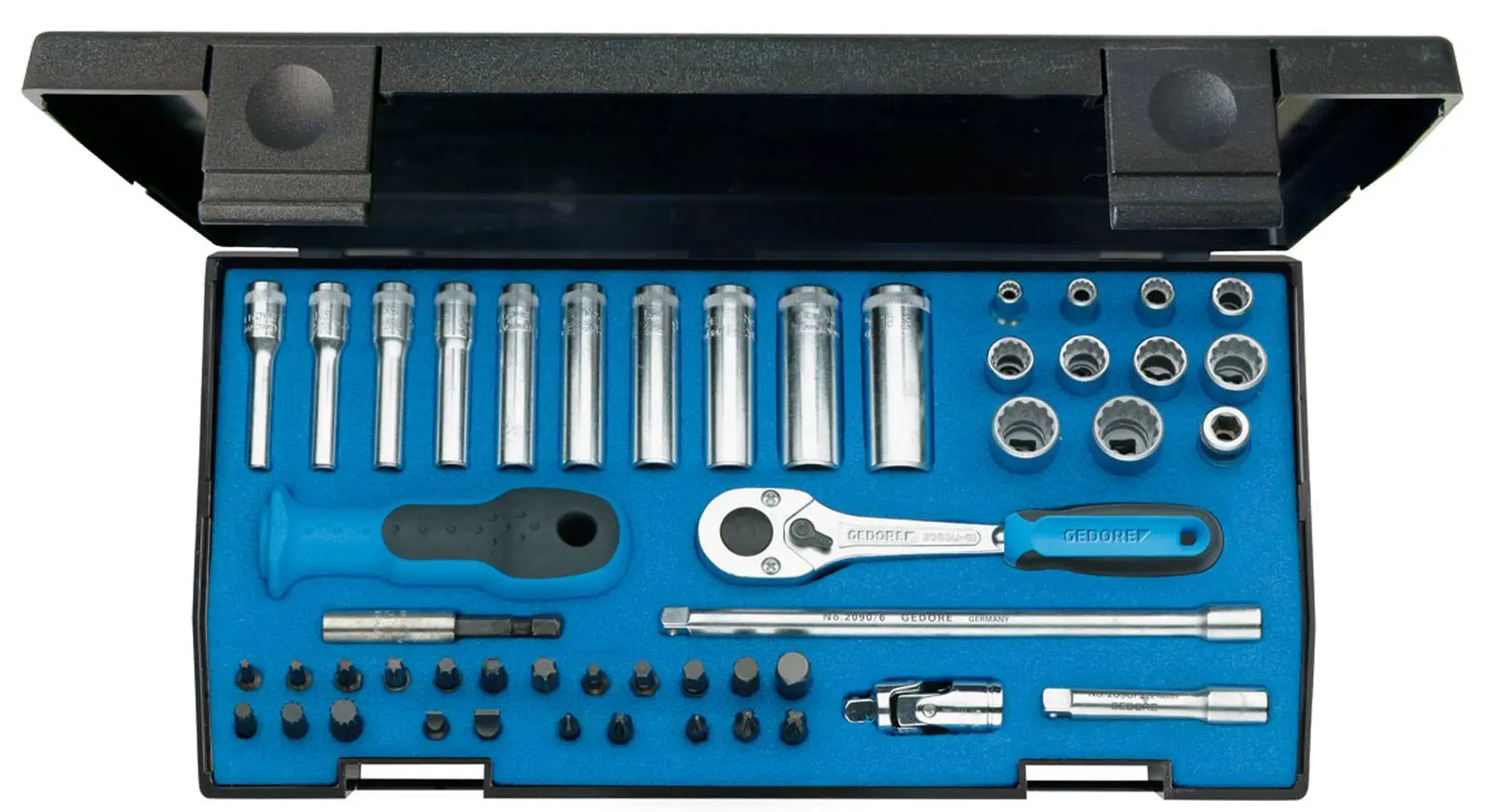 Produktfoto 1 von Gedore Steckschlüsselsatz metrisch 1/4" (6.3 mm) 49teilig 1815687
