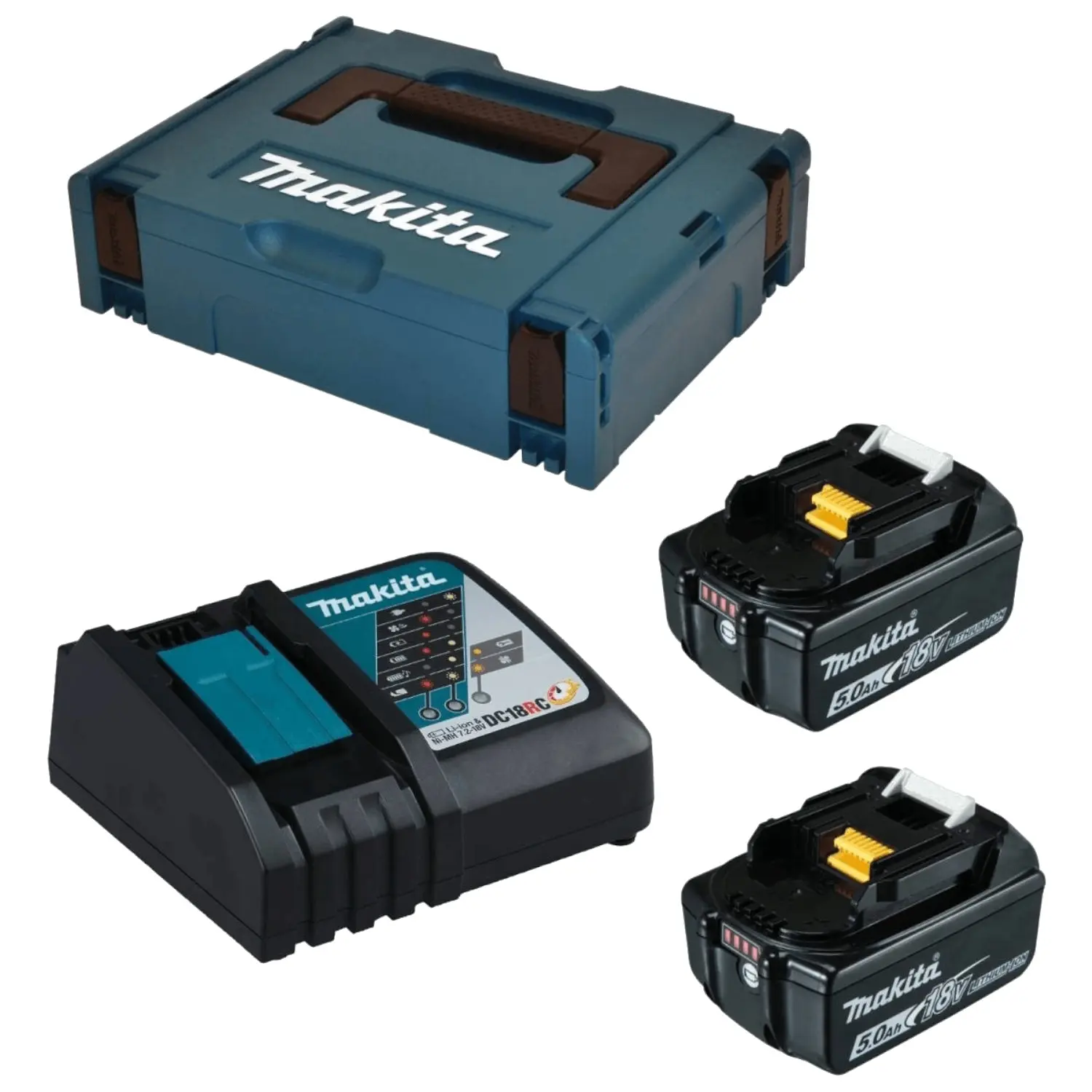 Produktfoto 1 von Makita 197624-2, Star­t-Set 18V