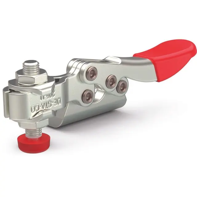 DESTACO 205-UR - Horizontalspanner, Basis rechts abgewinkelt, U-Spannarm