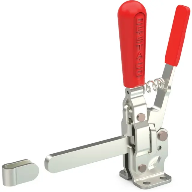 Produktfoto 1 von DESTACO 207-LR - vert.spanner, Basis m. Flansch, Spannarm lang, massiv