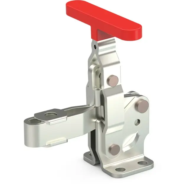 Produktfoto 1 von DESTACO 207-TU - Vertikalspanner, Basis mit Flansch, U-Spannarm, mit T-Griff
