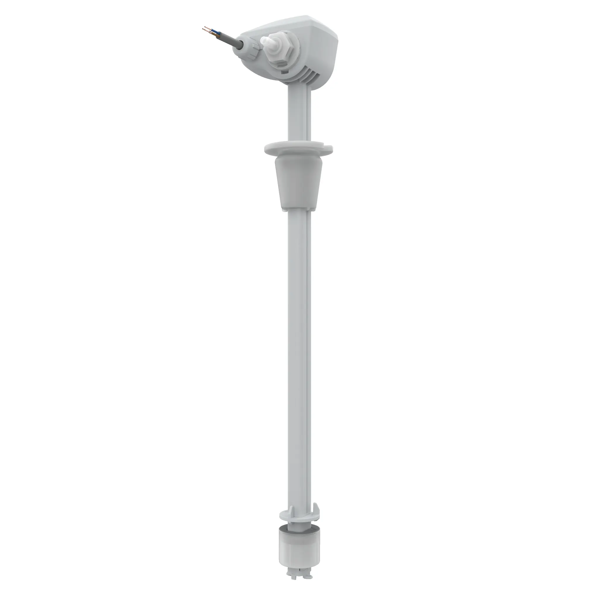 Produktfoto 1 von Elobau 207KS12D-3 Klappschwimmerschalter Schließer/Öffner, 250V, PP, 3m Kabel