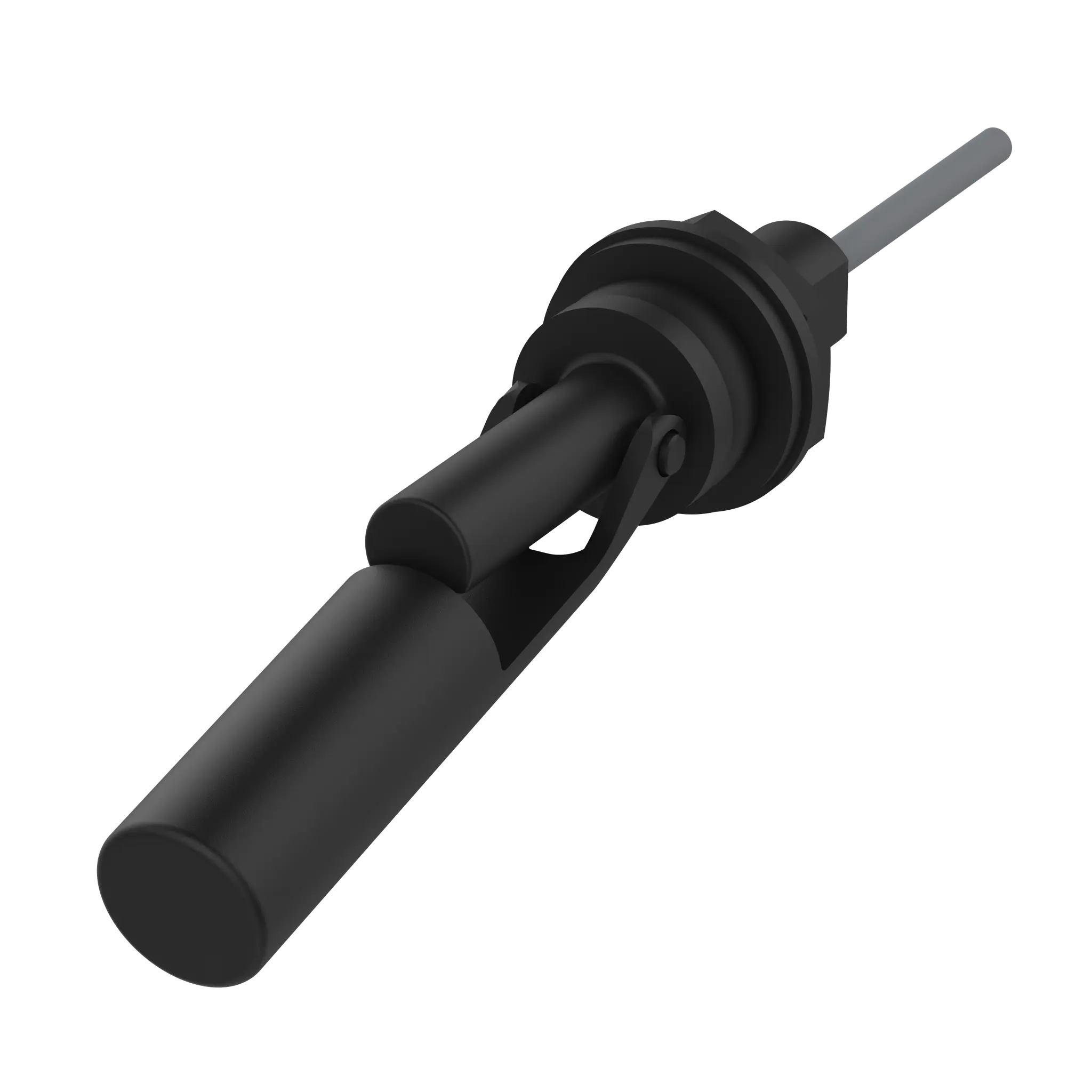 Produktfoto 1 von Elobau JFTA6C000DGK0027, Fingertip ±30° tastend analog 0,5-4,5V/DC dunkelgrau