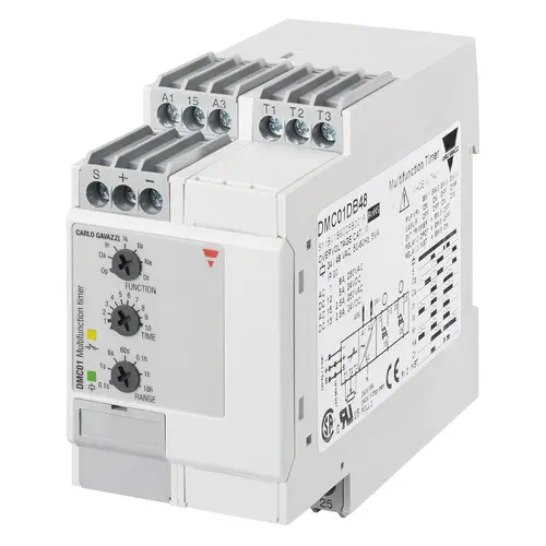 Produktfoto 1 von Carlo Gavazzi DMC01DB23, DPDT-MULTIFUNKTIONSTIMER