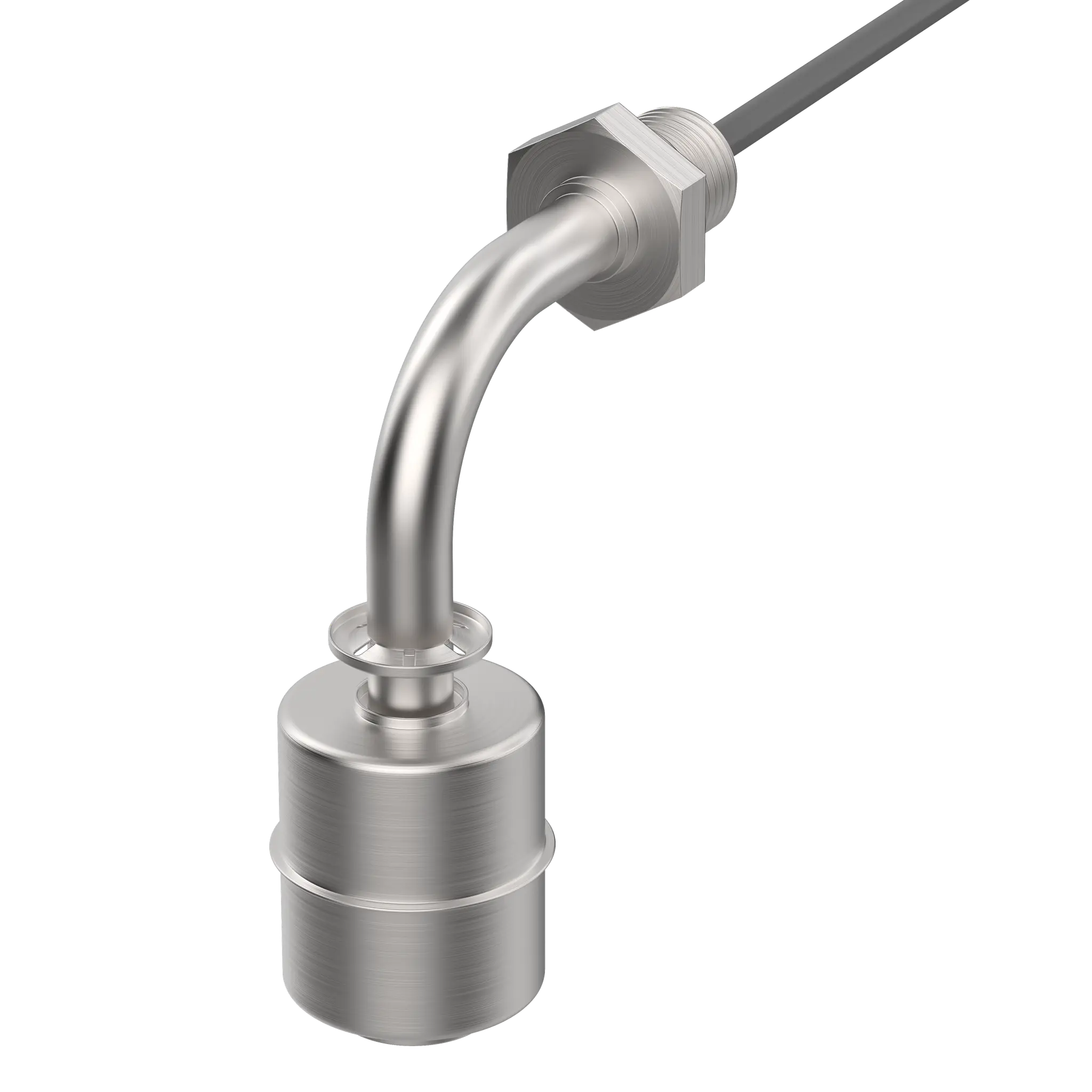 Produktfoto 1 von Elobau 117611E1-3, Sicherheitssensor, mit integrierter Auswertung, 3m Kabel