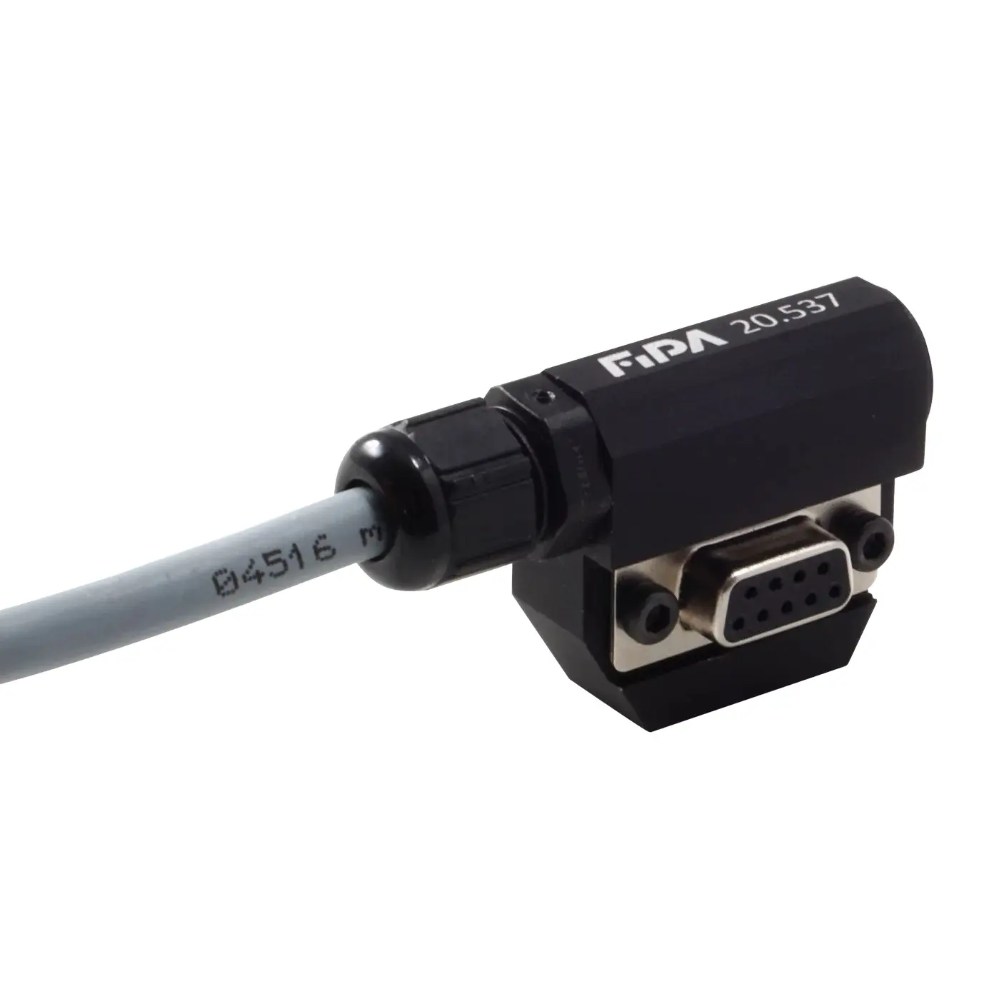 Produktfoto 1 von FIPA 20.537, Elektronischer Steckverbinder für SR50-A inkl. SUB-D Buchse 9 PIN