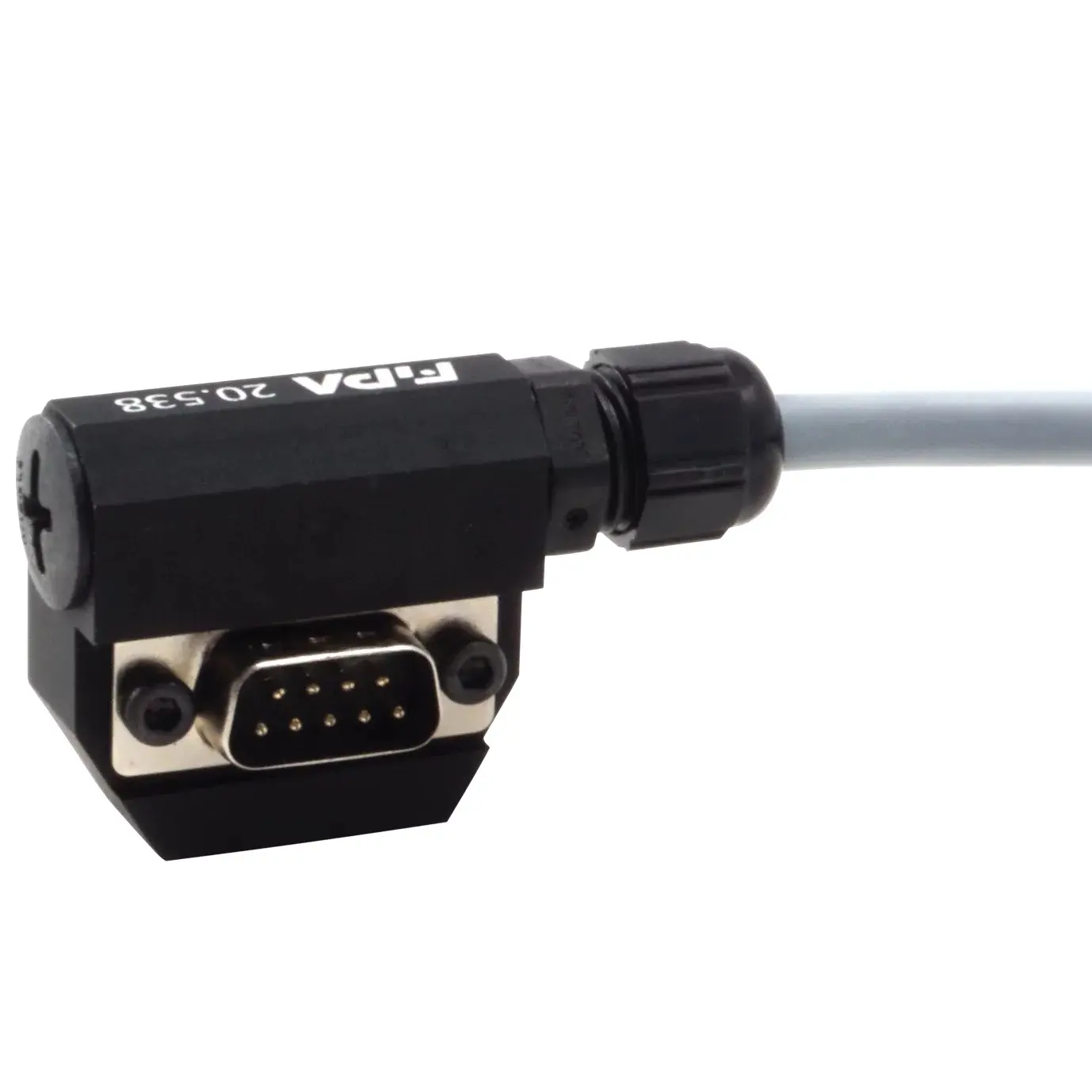 Produktfoto 1 von FIPA 20.538, Elektronischer Steckverbinder für SR50-B inkl. SUB-D Stecker 9 PIN