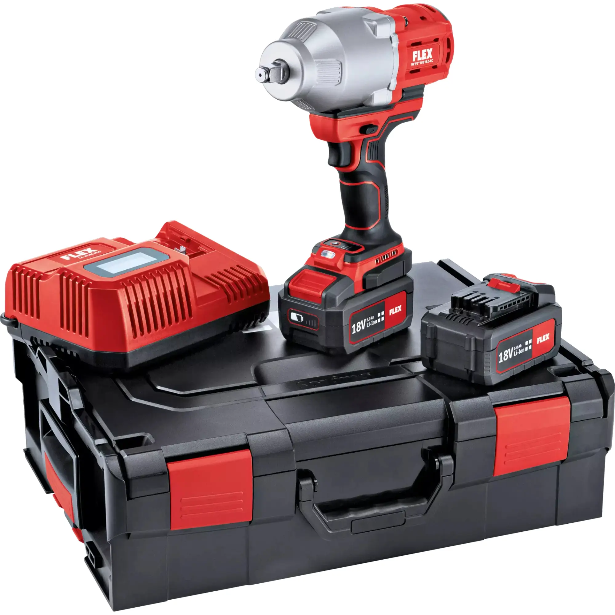 Produktfoto 1 von FLEX Tools 530187, Akku-Schlagschrauber IW 1/2" 950 18.0-EC 5.0