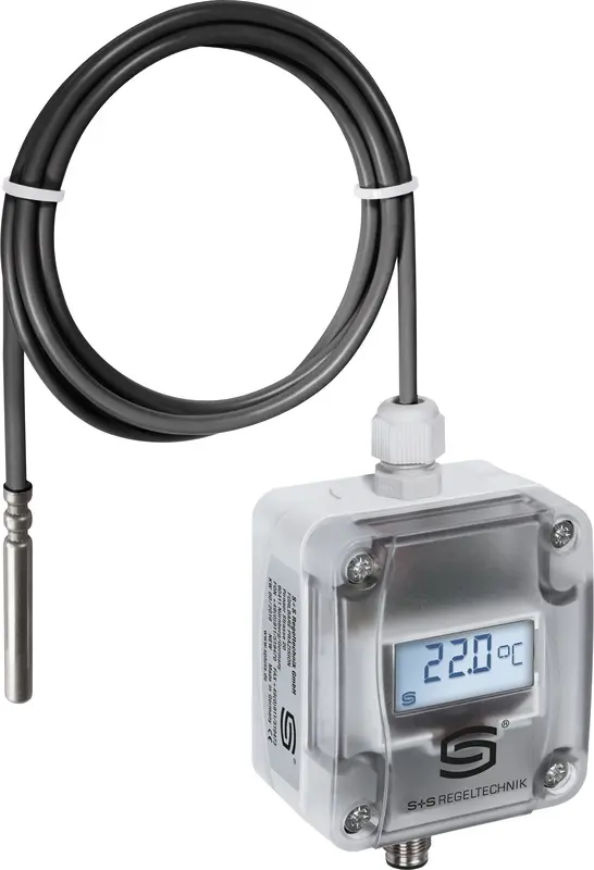 Produktfoto 1 von S+S REGELTECHNIK 2001-2112-2100-001 HFTM-I Q LCD Hülsenfühler mit