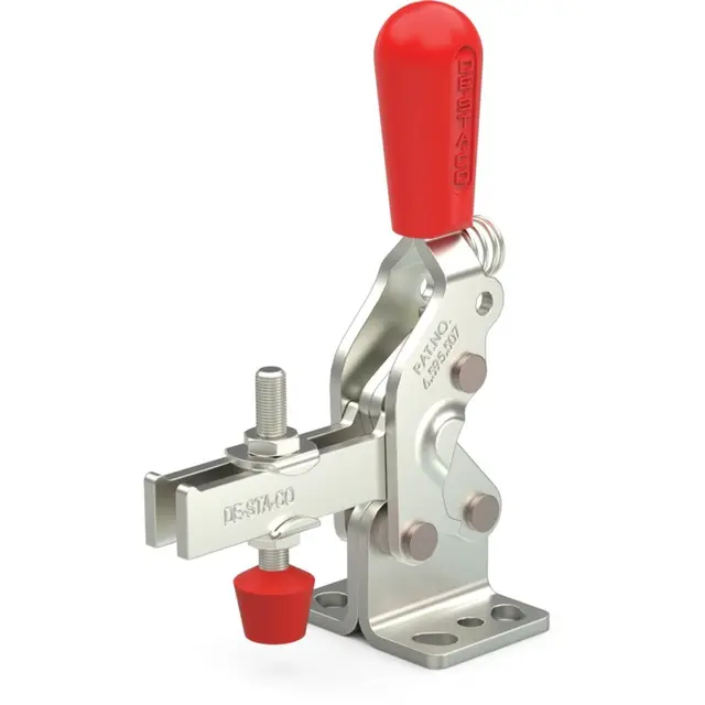Produktfoto 1 von DESTACO 2002-U207 - Handspanner, vert., Kniehebel, geflanschte Basis