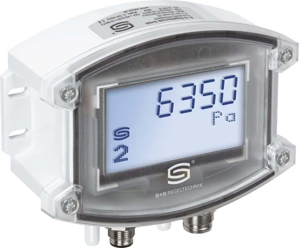 Produktfoto 1 von S+S REGELTECHNIK 2004-6332-6100-001 7249-Modbus Q LCD Dual-Drucksensor als