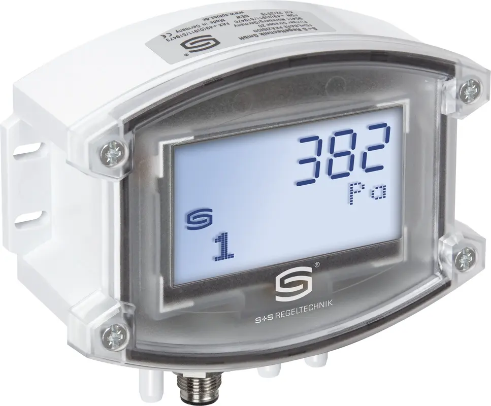 Produktfoto 1 von S+S REGELTECHNIK 2004-6332-B100-021 7225 Q LCD Dual-Drucksensor als