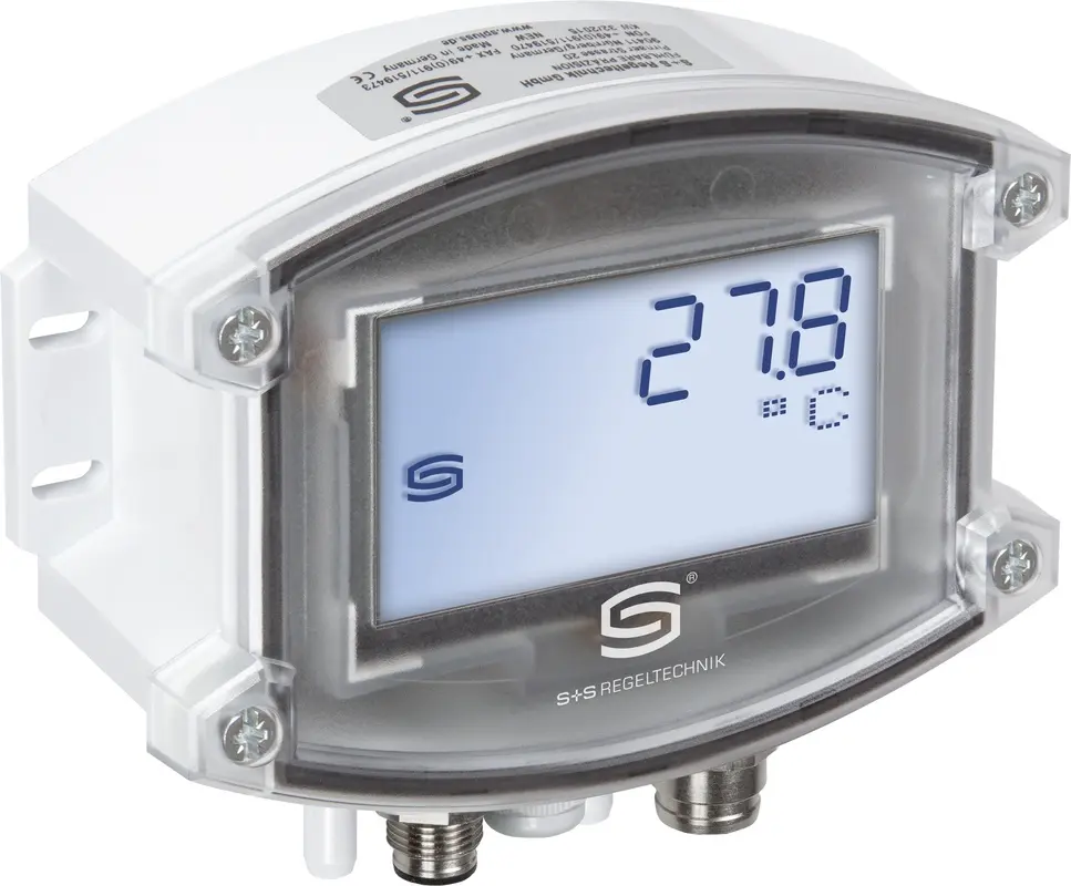 Produktfoto 1 von S+S REGELTECHNIK 2005-6332-6100-001 7249T-Modbus Q LCD Dual-Drucksensor als