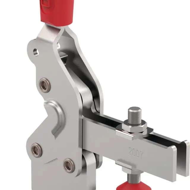 Produktfoto 1 von DESTACO 2007-UF - Handspanner, vert., Kniehebel, geflanschte Basis, U-Spannarm
