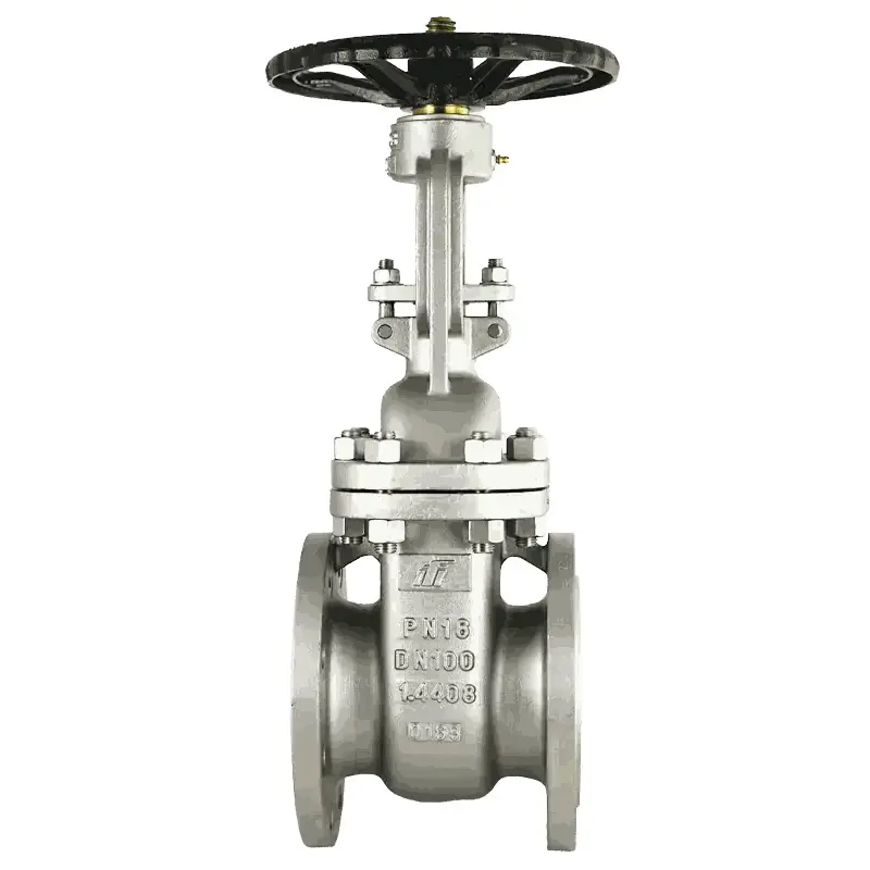 Produktfoto 1 von Fergo VA450 Keilflachschieber DN 50 PN16 Edelstahl TA-Luft Handrad