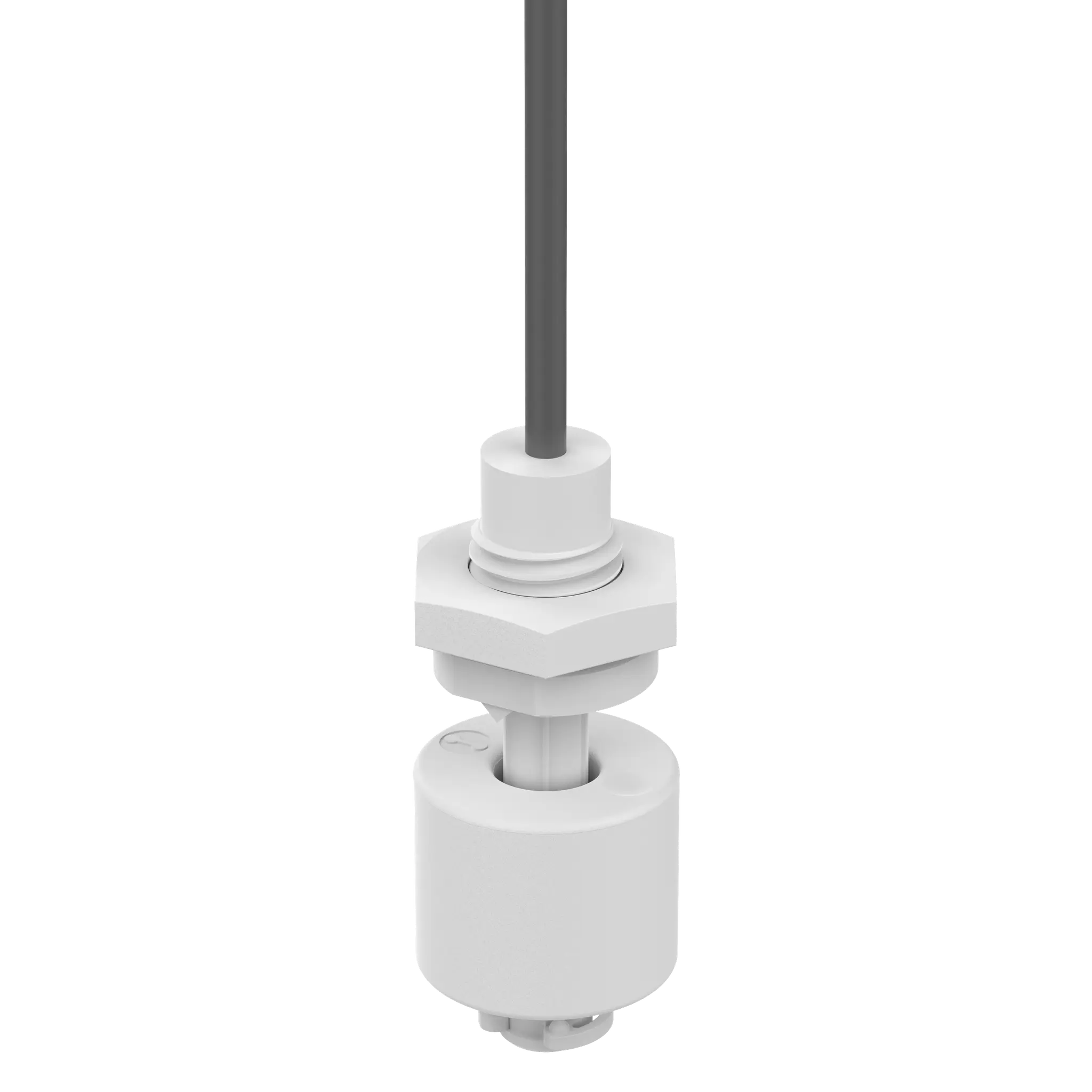Produktfoto 1 von Elobau 12227101-5, Sicherheitssensor, magnetisch betätigt, Schließer/Öffner, 5m PUR-Kabel