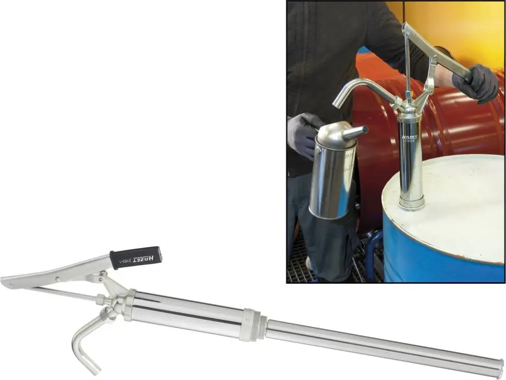 Produktfoto 1 von Hazet 2163-1, Handpumpe mit Teleskop-Saugrohr 16 l/min