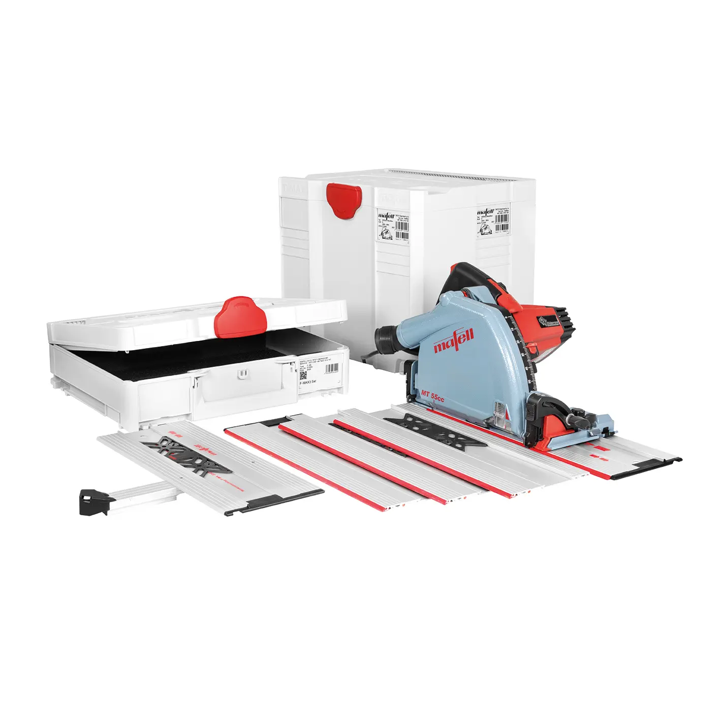 Produktfoto 1 von Mafell Handwerker-Paket (Tauchsäge MT 55 cc MidiMAX und F-MAX3-Set F-MS)