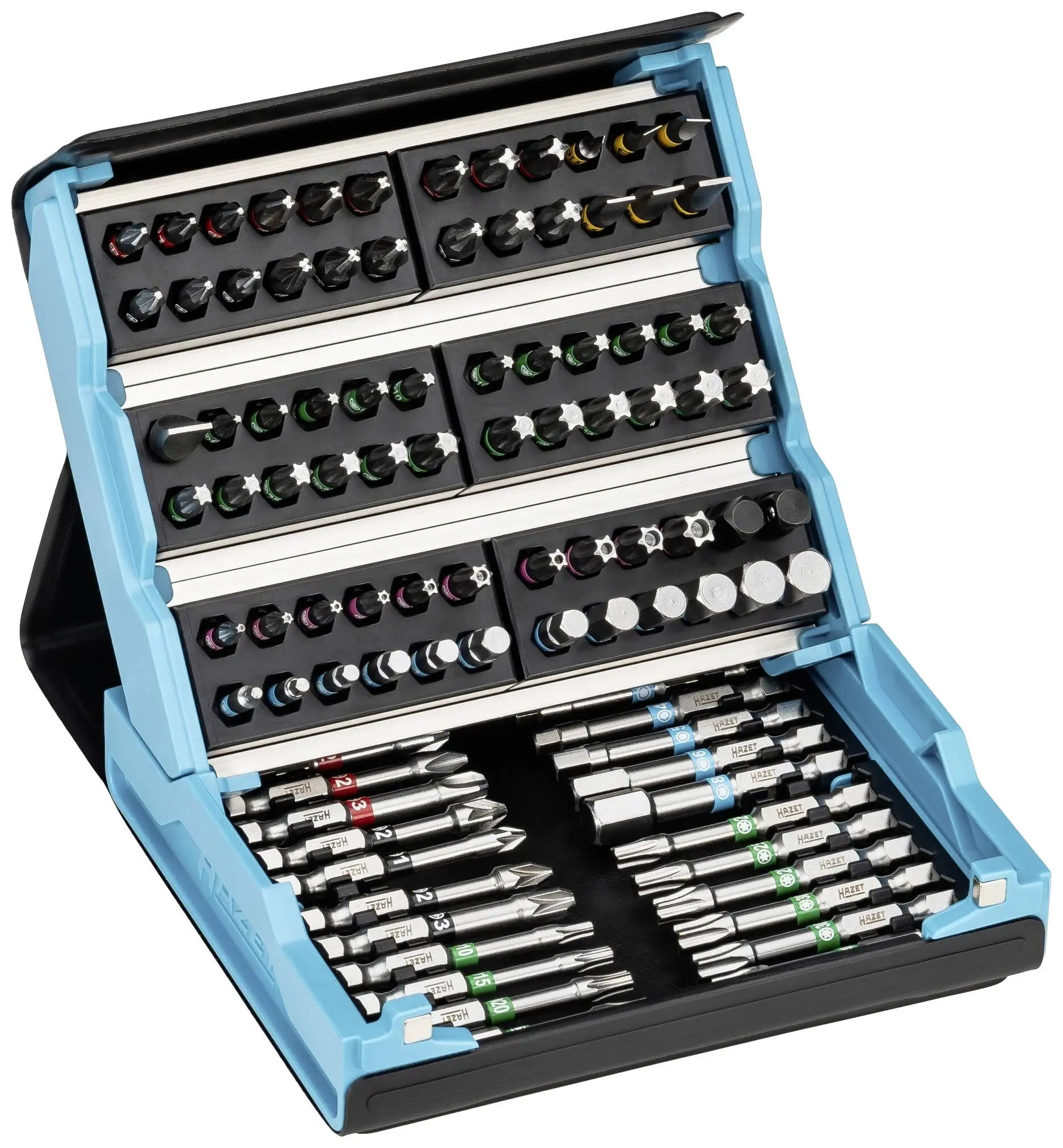Produktfoto 1 von Hazet 2200SC-3, Bit-Set 96teilig (Sl, PH, PZ, Hex, Torx, TR)