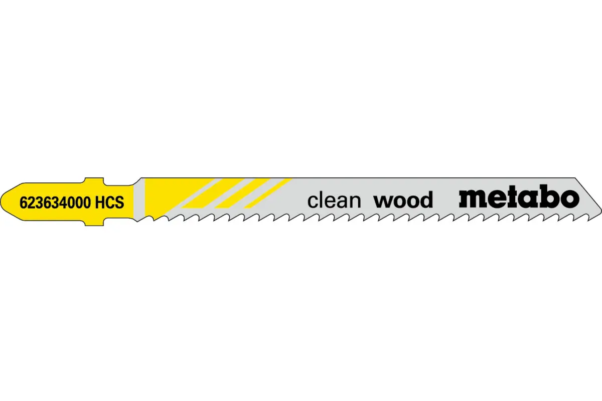 Produktfoto 1 von Metabo Stichsägeblätter "clean wood" 74/2,5 mm, MPN: 623703000