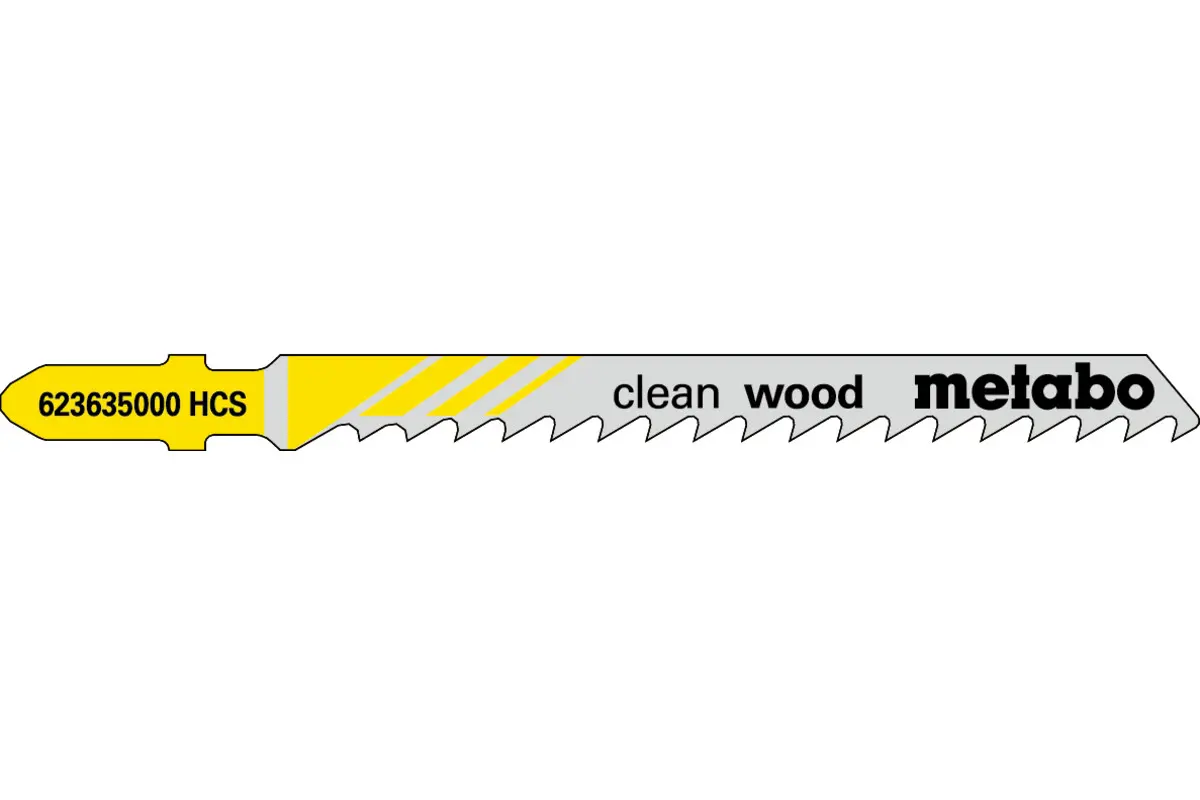 Produktfoto 1 von Metabo Stichsägeblätter "clean wood" 74/4,0 mm, MPN: 623704000