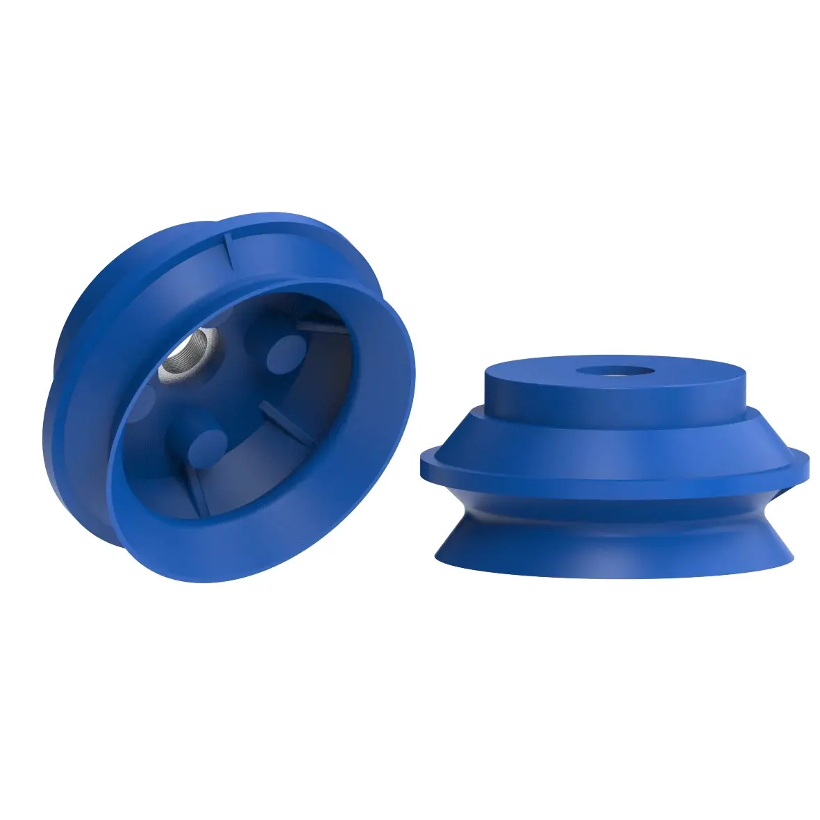 Produktfoto 1 von FIPA 23.075.130.5, Balgensauger Ø 77 mm (1,5 Balgen) PUR blau
