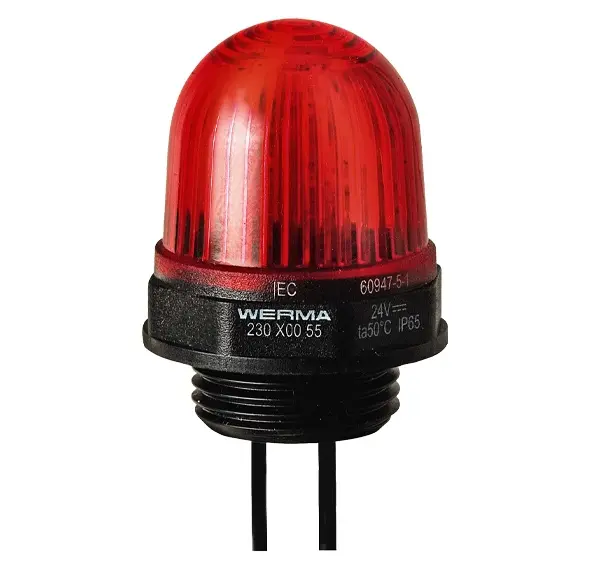 Produktfoto 1 von Werma 230.100.68, Micro LED Einbauleuchte 230VAC RD
