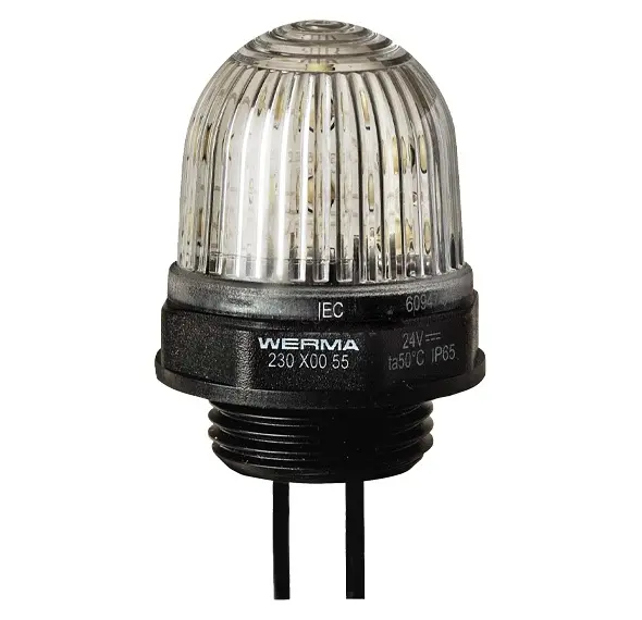 Produktfoto 1 von Werma 230.404.55, Micro LED Feu einbrennbar Eco 24VDC CL
