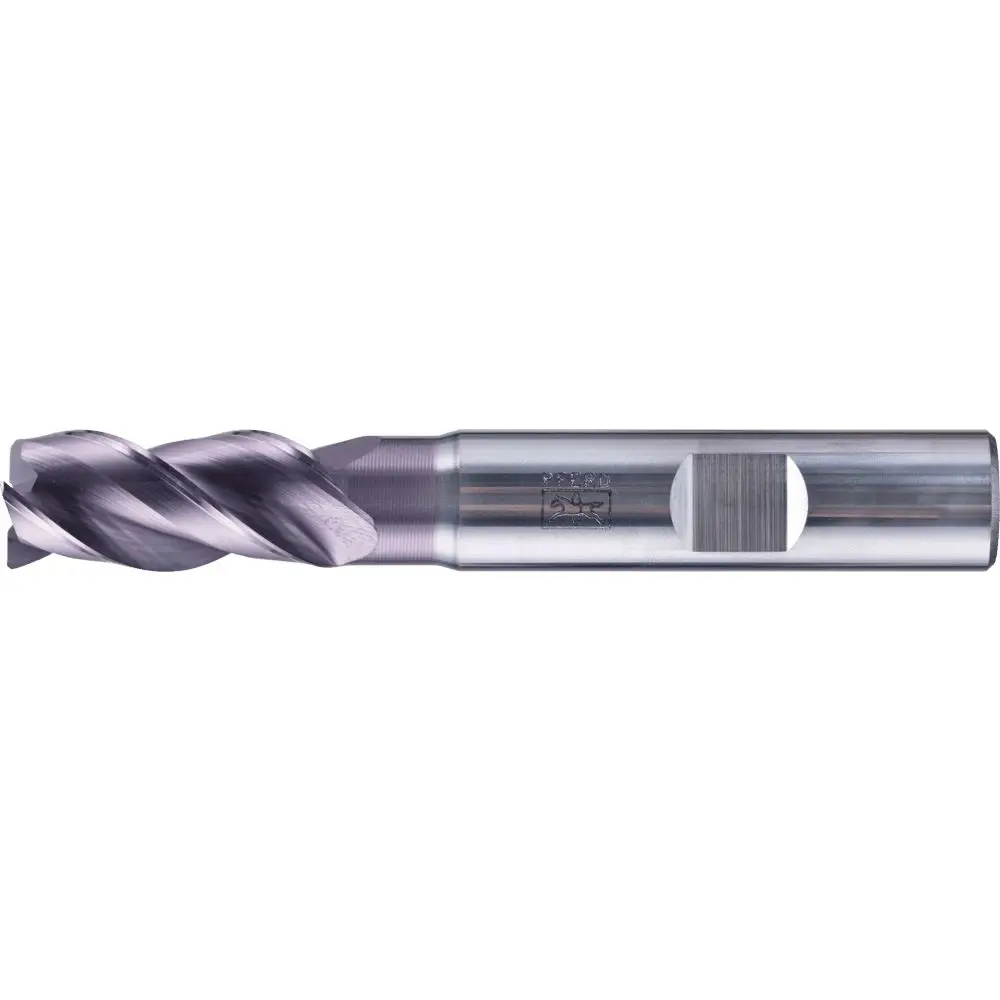 Produktfoto 1 von PFERD Tools 23000137, VHM Eckfräser 3 Schneiden 45&deg; Fase TiAlN Universal
