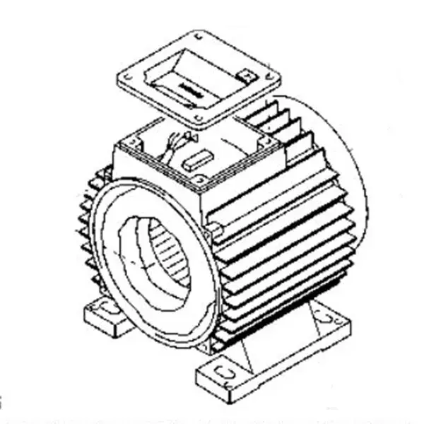 Produktfoto 1 von Kränzle Stator f. Kränzle S-Motor BG80, blank
