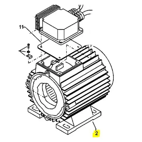 Produktfoto 1 von Kränzle Stator f. Kränzle S-Motor BG90, Kränzle Zubehör und Ersatzteile
