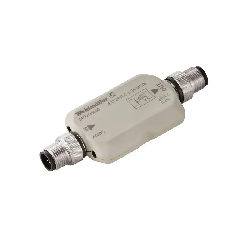 Produktfoto 1 von WEIDMÜLLER JPO 24VDC 0.2A M12S, JACKPAC, Optokoppler, P/n: 2465830000