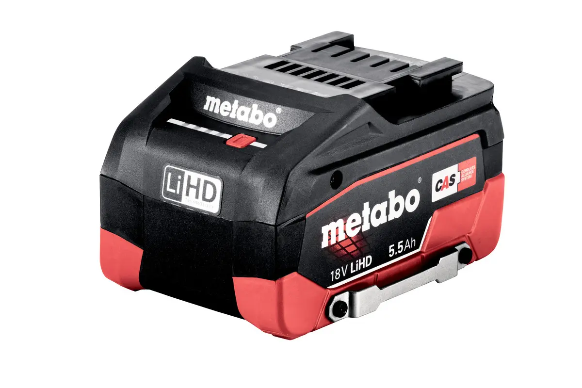 Produktfoto 1 von Metabo 624990000, Akkupack mit Sicherungsbügel LiHD 18 V - 5,5 Ah