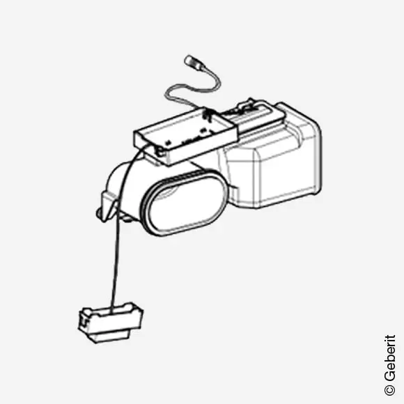 Produktfoto 1 von Geberit 242523001, Absaugeinheit für Sigma40 Betätigungsplatte