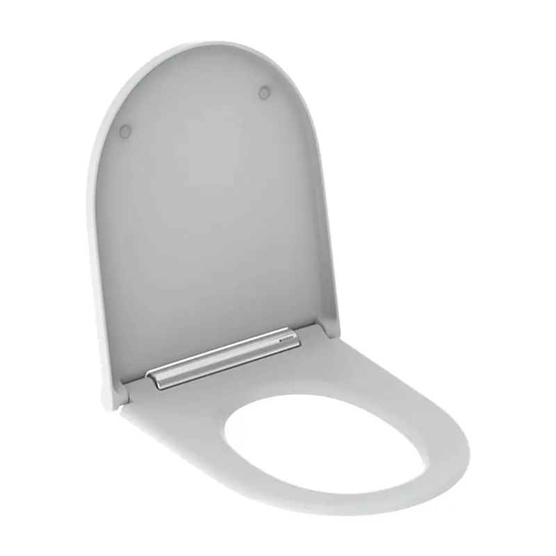 Produktfoto 1 von Geberit 243989212, ONE WC-Sitz mit Absenkautomatik & abnehmbar, weiß/chrom