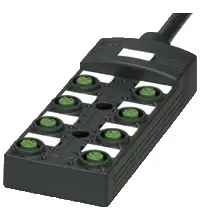 Produktfoto 1 von Pepperl+Fuchs V1-8A-E2-5M-PUR, Passiv-Verteiler