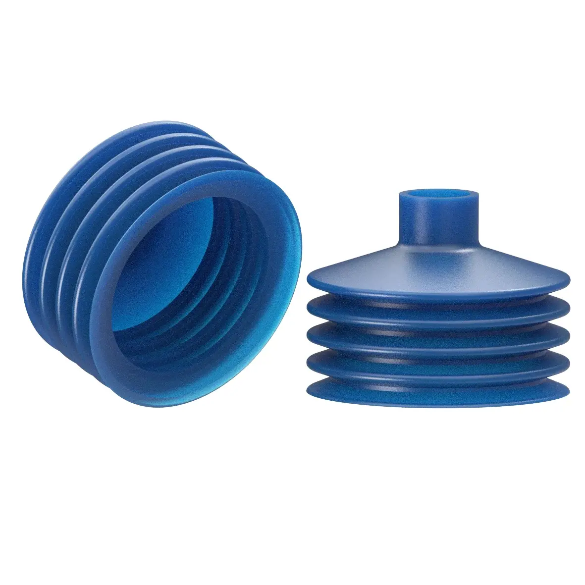 FIPA 25.091.052.V, Balgensauger Ø 92 mm (4,5 Balgen) Vinyl blau
