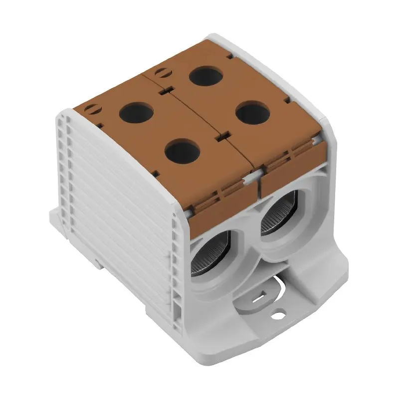 Produktfoto 1 von WEIDMÜLLER WPD 233 2X300/2X300 BN, Potentialverteilerklemme, Schraubanschluss